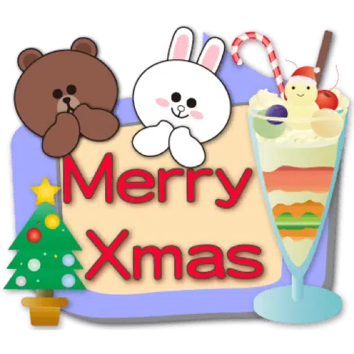 聖誕歲末年終對話框-BROWN & FRIENDS (節日) (2) - Sticker 13