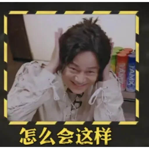 何炅HJ 表情包 - Sticker 12