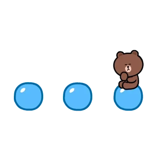 Brown & friends 大字母 - Sticker 21