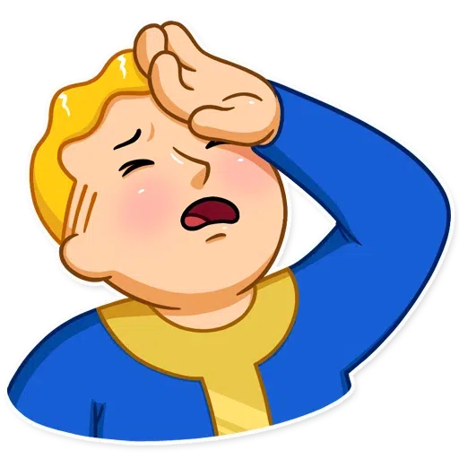 Unofficial Fallout Vault Boy (1/2) - Sticker 24