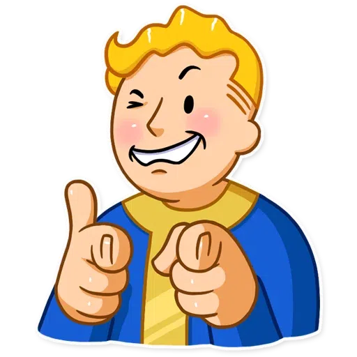 Unofficial Fallout Vault Boy (1/2) - Sticker 15