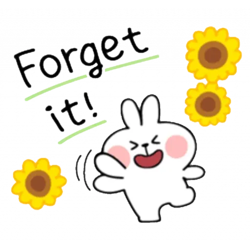 Spoiled rabbit kind word  - Sticker 19