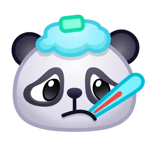 Panda emoji - Sticker 16