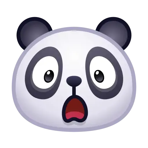 Panda emoji - Sticker 12