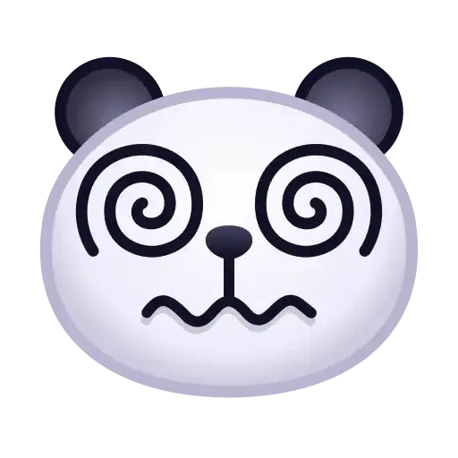 Panda emoji - Sticker 13