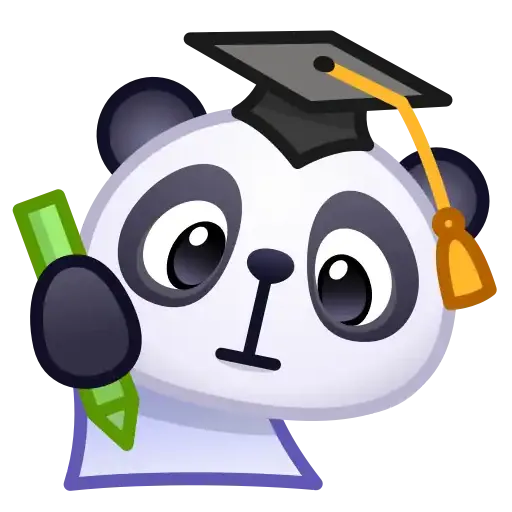 Panda emoji - Sticker 18