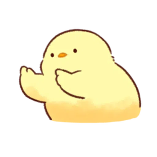 soft and cute chick 14 - Sticker 11