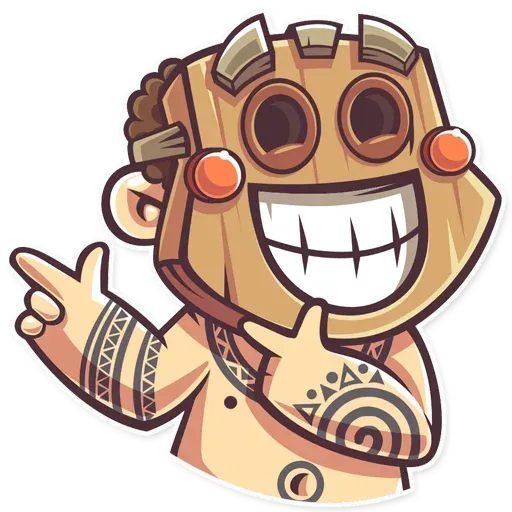 Tribal Masquerade - Sticker 24