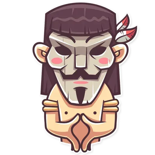 Tribal Masquerade - Sticker 25