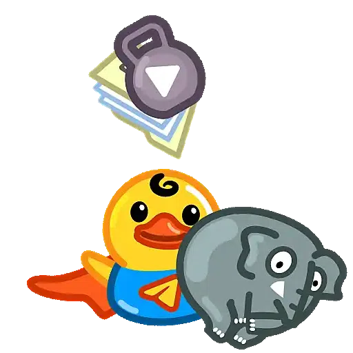 Utya Duck Animated - Sticker 22