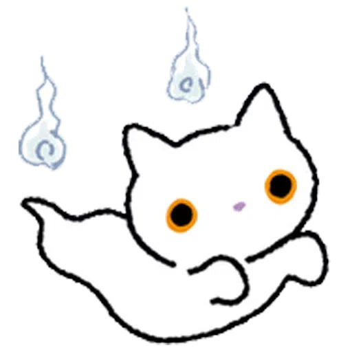 Cat black cute - Sticker 14