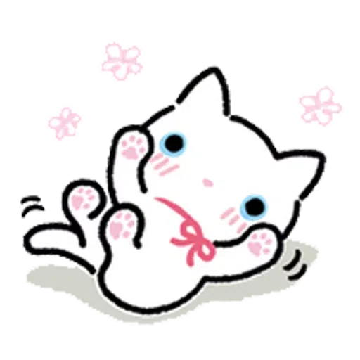 Cat black cute - Sticker 9