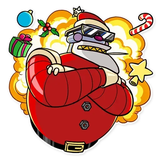 Robo Santa - Sticker 21