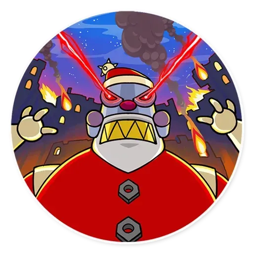 Robo Santa - Sticker 20