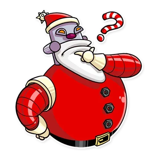 Robo Santa - Sticker 13