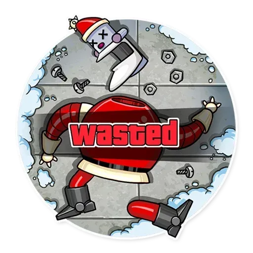 Robo Santa - Sticker 11