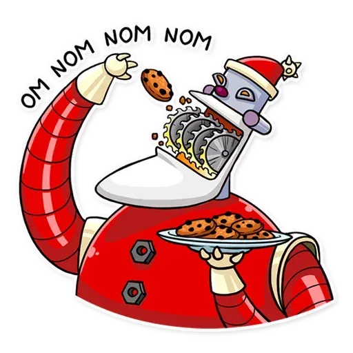 Robo Santa - Sticker 17
