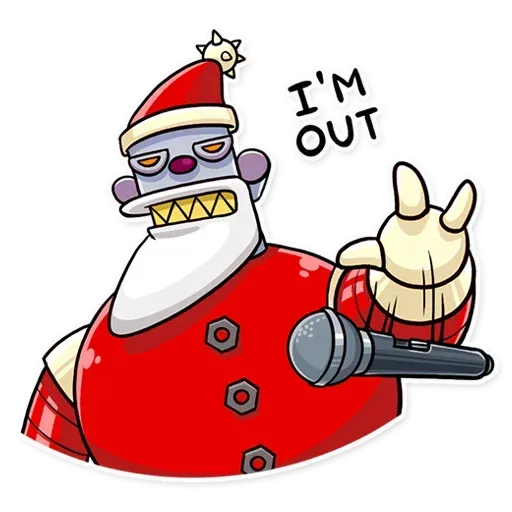 Robo Santa - Sticker 23