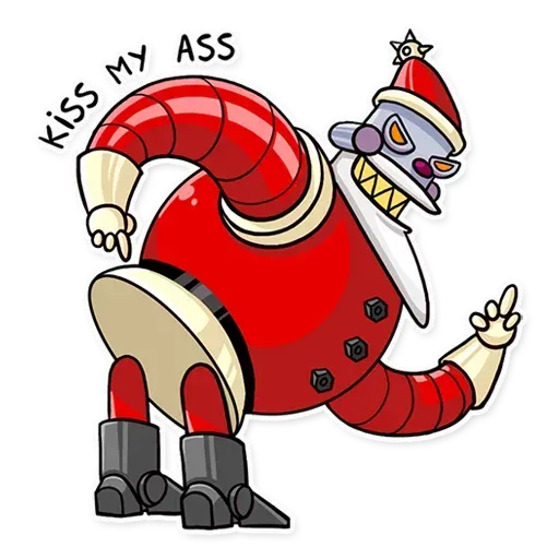 Robo Santa - Sticker 12