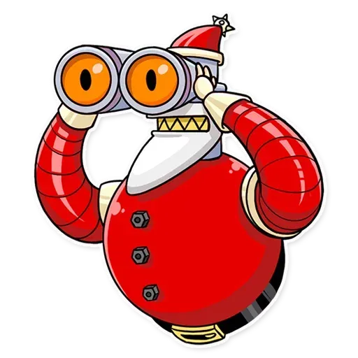 Robo Santa - Sticker 10