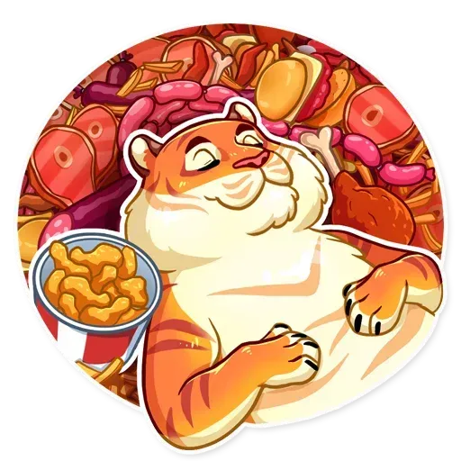 Amur Tiger - Sticker 25