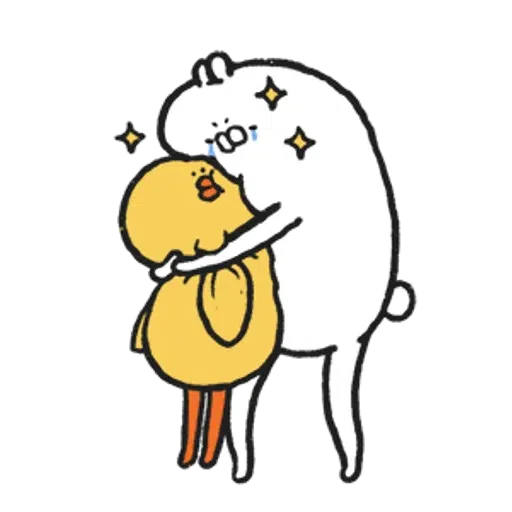 丑白兔xBrown - Sticker 10