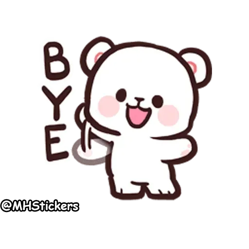 Cute bear - Sticker 13