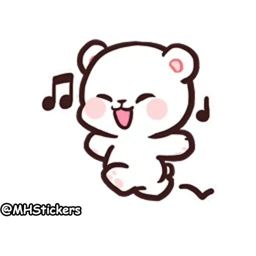 Cute bear - Sticker 22