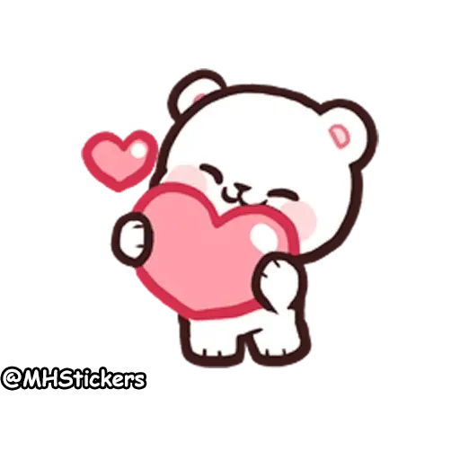 Cute bear - Sticker 21