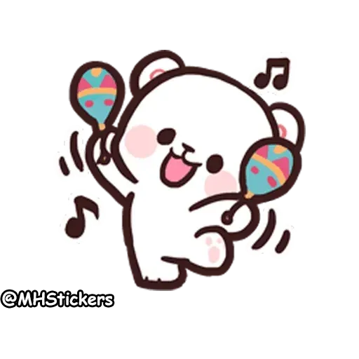 Cute bear - Sticker 25
