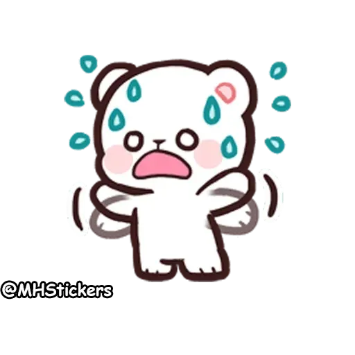 Cute bear - Sticker 9