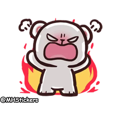 Cute bear - Sticker 17