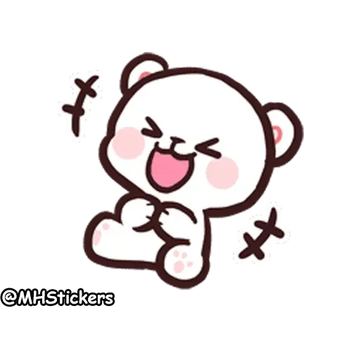 Cute bear - Sticker 19