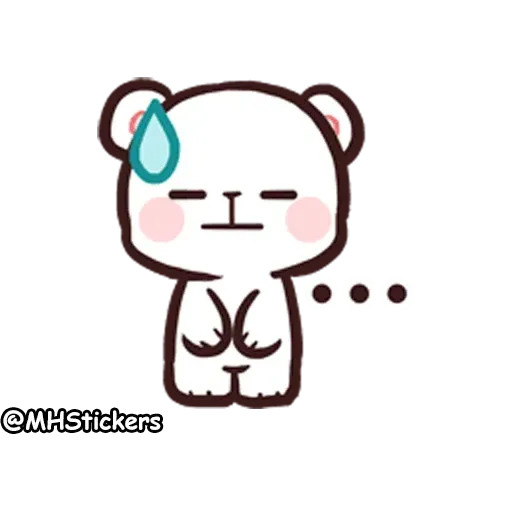 Cute bear - Sticker 10