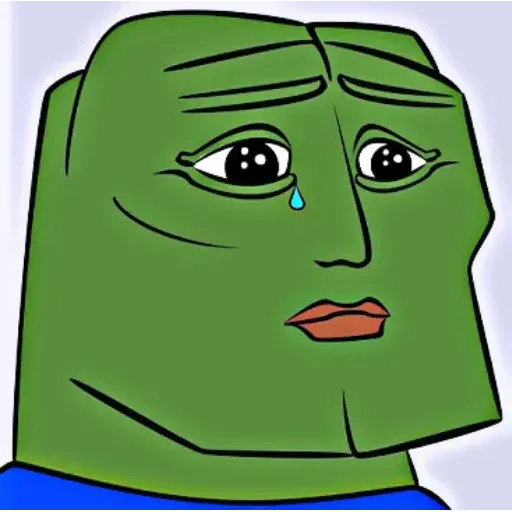 pepe sad - Sticker 25