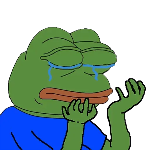 pepe sad - Sticker 24
