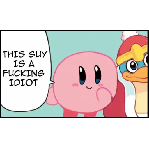 Kirby reacts - Sticker 26