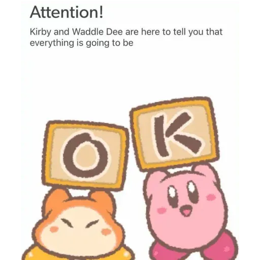 Kirby reacts - Sticker 27