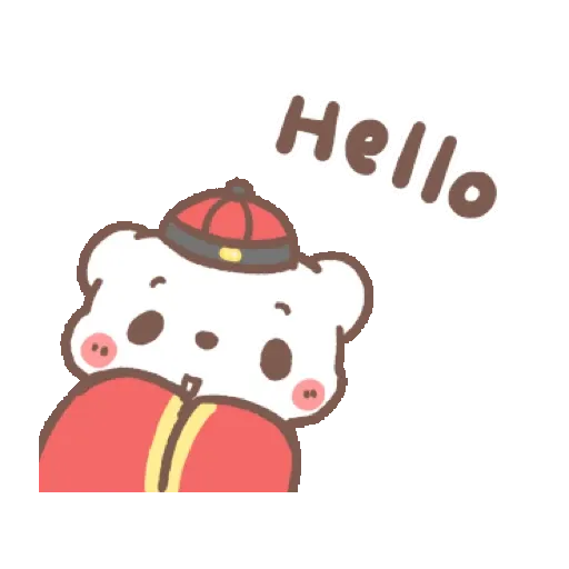 懶懶熊：新年快樂 (CNY) GIF* - Sticker 13