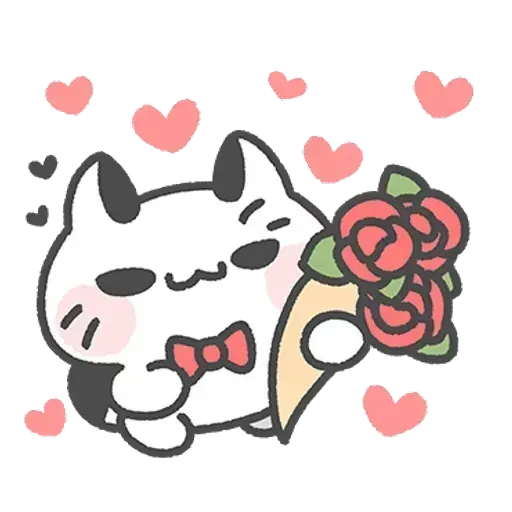 毛喵情侶日常 - Sticker 22