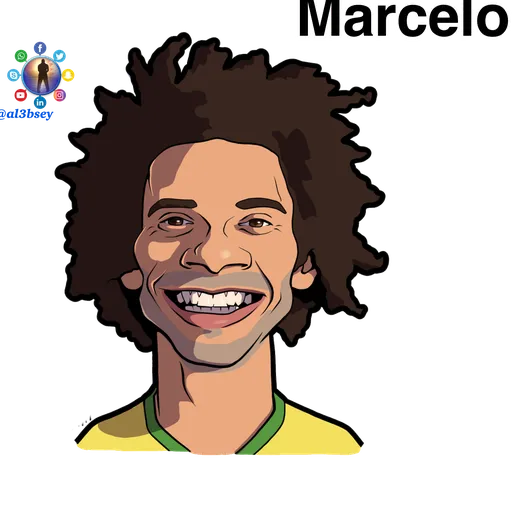 Football stars cartoons  - Sticker 12