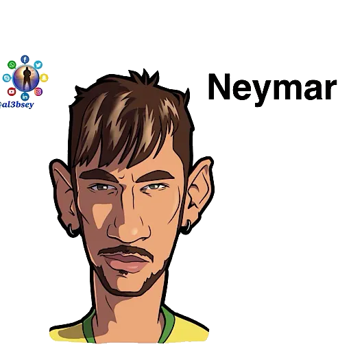 Football stars cartoons  - Sticker 22