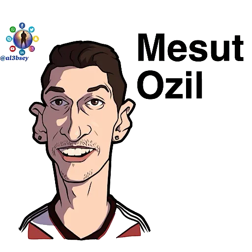 Football stars cartoons  - Sticker 27
