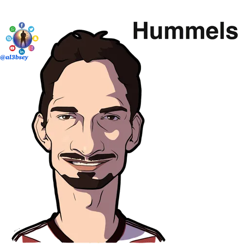 Football stars cartoons  - Sticker 16