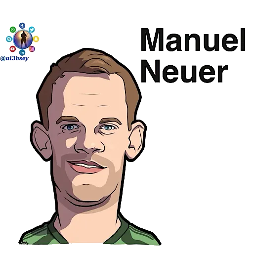 Football stars cartoons  - Sticker 18