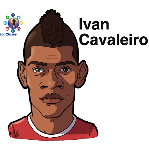 Football stars cartoons  - Sticker 21