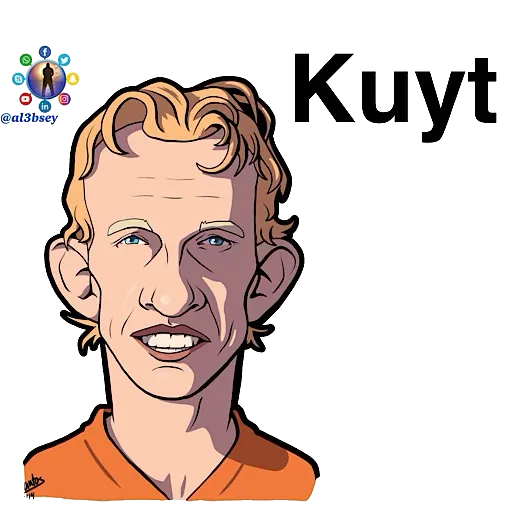 Football stars cartoons  - Sticker 24