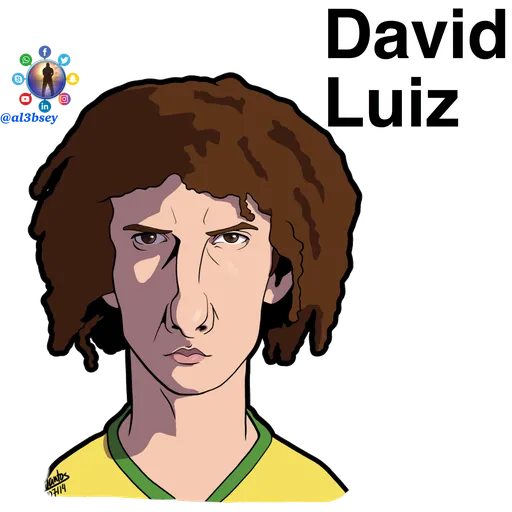 Football stars cartoons  - Sticker 17
