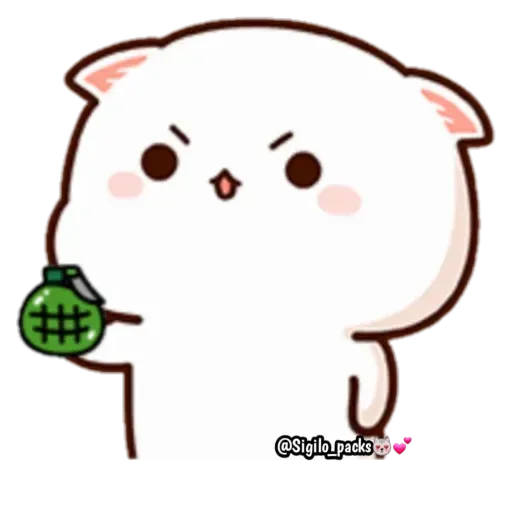 Mochi cat - Sticker 25
