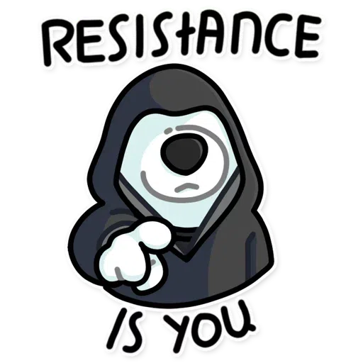 Resistance dog - Sticker 25
